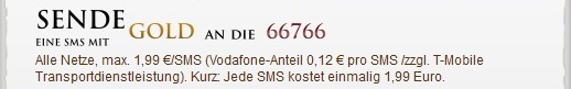 Zahlen per SMS: Schritt 1 Schritt 1 vom Zahlen per SMS: Schicke eine oder mehrere SMS