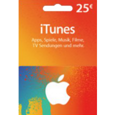 25 Euro iTunes Geschenkkarte