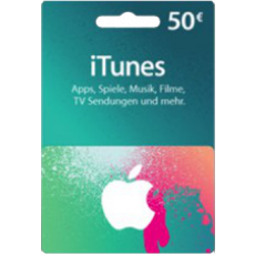 50 Euro iTunes Geschenkkarte