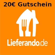 20€ Lieferando Gutschein - Lieferando Gutscheine Andere 