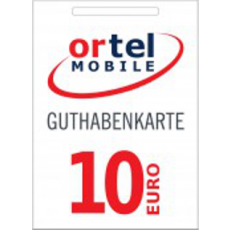 10€ Ortel Guthabencode