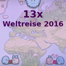 13x Weltreise 2016 