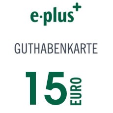 Guthabencode E-Plus 15€
